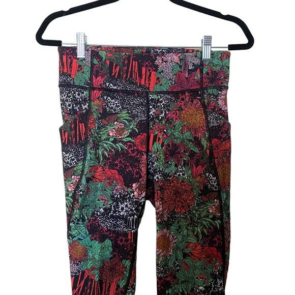 Lululemon Time To Sweat Crop *23" Zen Garden Multi sz 8 - Picture 5 of 10